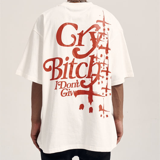 Camiseta Oversize Suelta Hip-hop Street Estampado Spoof - Image 6