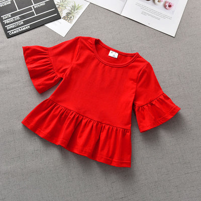 Playera Infantil con Volantes en Mangas - Ideal para Verano - Image 10