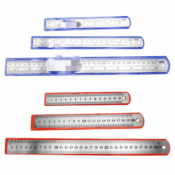 Regla de Acero Inoxidable Profesional 15-50cm - Precisión Garantizada