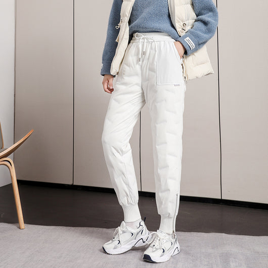 Pantalones Térmicos Deportivos para Mujer en Algodón y Plumón de Pato - Image 6