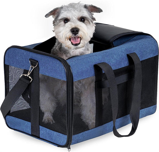 Transportín Portátil Plegable para Perros y Gatos - Bolsa de Viaje Respirable - Image 7