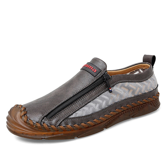 Zapatos Casuales de Cuero para Hombre - Estilo Simple y Versátil - Image 4