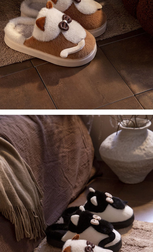 Pantuflas Felinas Esponjosas - Cómodas Zapatillas Peluche para Casa Invierno - Image 20