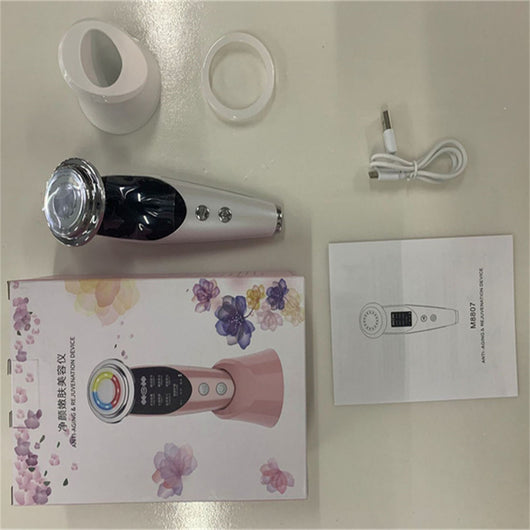 Masajeador Facial 7 en 1 con Microcorriente EMS y Luz LED - Image 10