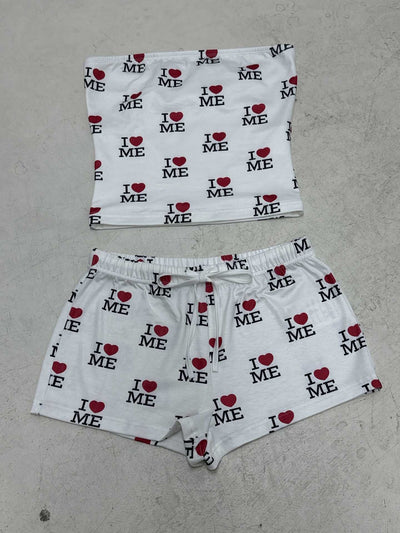 Pantalones Casuales Holgados con Estampado de Letras - Image 10