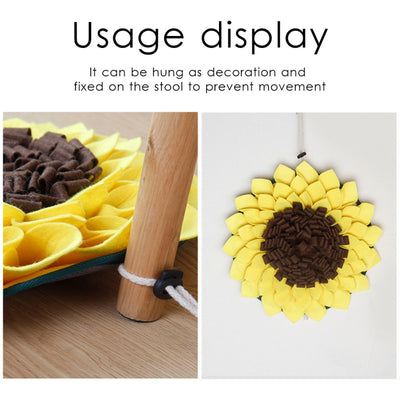 Tapete Olfativo Antideslizante para Perros con Diseño Girasol - Image 11