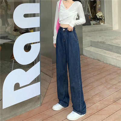Pantalón Denim Recto Ancho - Corte Moderno y Versátil - Image 7