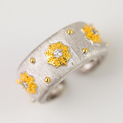 Anillo Elegante Chapado en Oro con Circón Incrustado - Image 7
