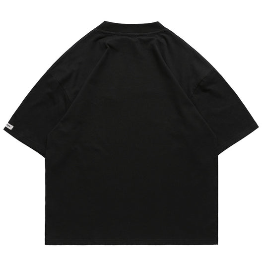 Camiseta Unisex Suelta con Estampado Gráfico Creativo - Estilo Casual Urbano - Image 3
