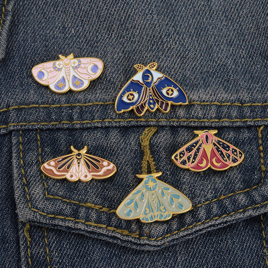 Broche Mariposa con Efecto Óleo Artístico