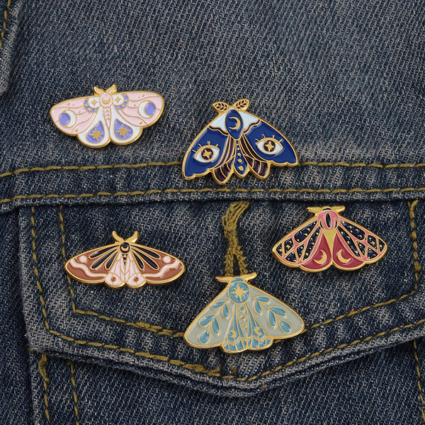 Broche Mariposa con Efecto Óleo Artístico