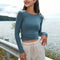 Sudadera Deportiva Reversible Cuello Redondo Otoño Invierno