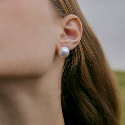 Aretes de Diseño Nicho Aguja de Plata Aroma Delicado - Image 5