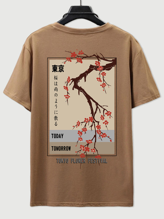 Playera Estampada Festival de Flores Tokio para Hombre - Image 17