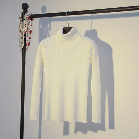 Suéter Cuello Alto Mujer Tejido Térmico Invierno - Image 18