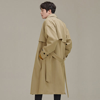 Abrigo Tipo Gabardina Doble Botonadura Elegante y Holgado - Image 11