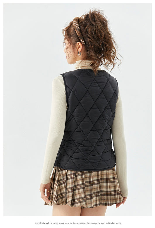 Chaleco Corto de Terciopelo para Otoño e Invierno Mujer - Image 19