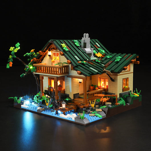 Casa Lakeside con Iluminación LED - Juego de Construcción Educativo