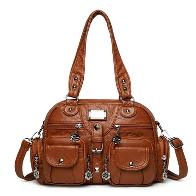 Bolso Mensajero Retro Vintage Estilo Europeo Americano para Mujer - Image 7