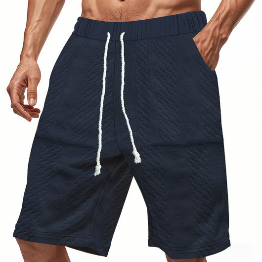 Shorts de Punto Jacquard Holgados para Hombre - Image 23