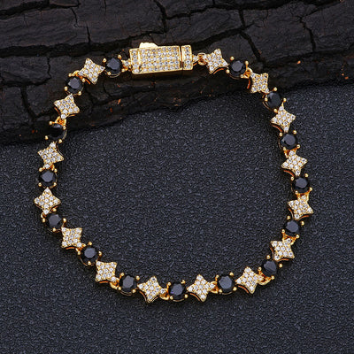 Pulsera de Tenis para Hombre con Circones Estrella de 6mm - Image 18