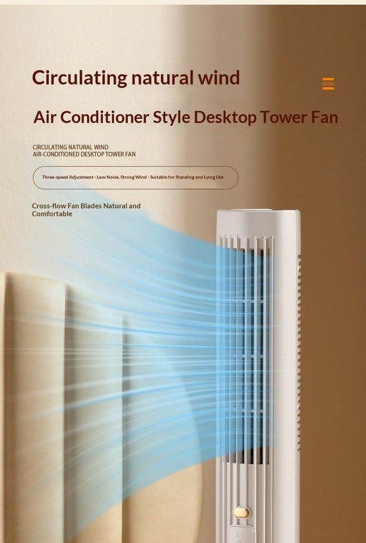 Ventilador de Escritorio Multifuncional Blanco con Función de Pie para Oficina - Image 10