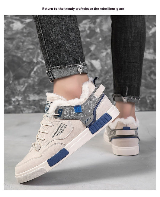 Zapatos Casuales Plus Velvet para Hombre Talla Grande - Image 12