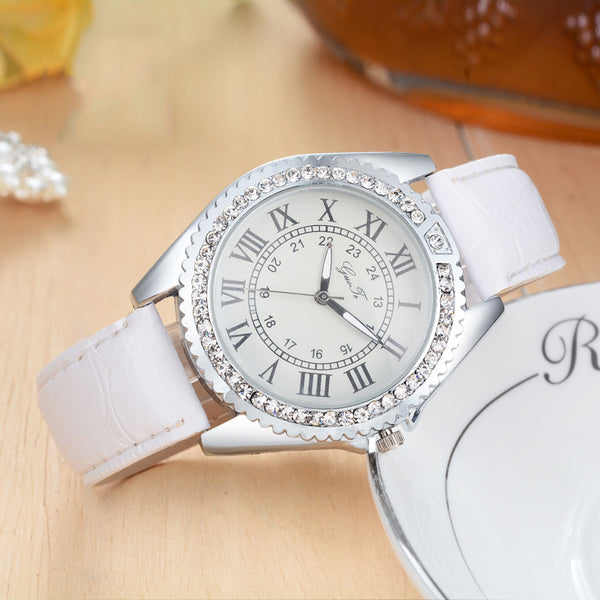 Reloj de Moda para Mujer con Escala Romana y Diseño de Engranajes - Image 3