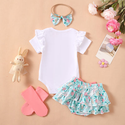 Conjunto de Verano para Niñas con Bordados - 4 Piezas - Image 19