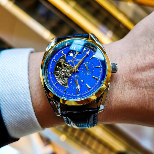 Reloj Automático Mecánico con Diseño Calado para Hombre - Image 12