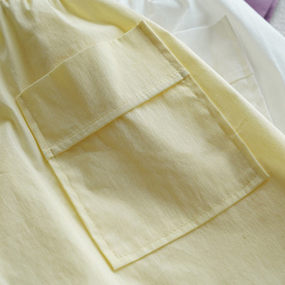 Conjunto Casual Mujer: Blusa Minimalista con Short de Cintura Elástica - Image 2