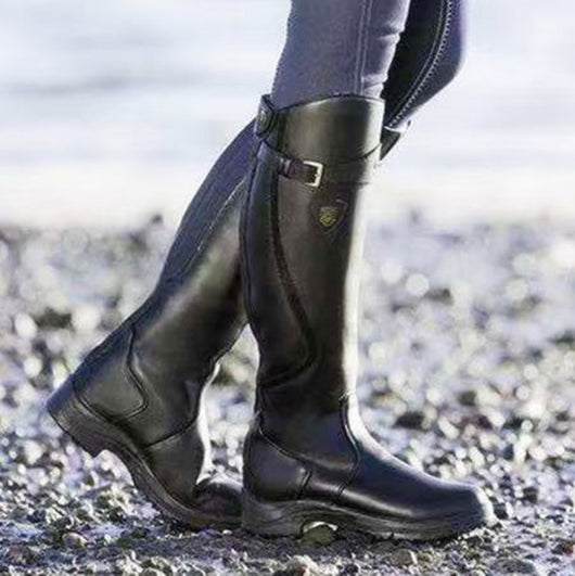 Botas Medianas para Mujer - Estilo Rider Versátil - Image 11
