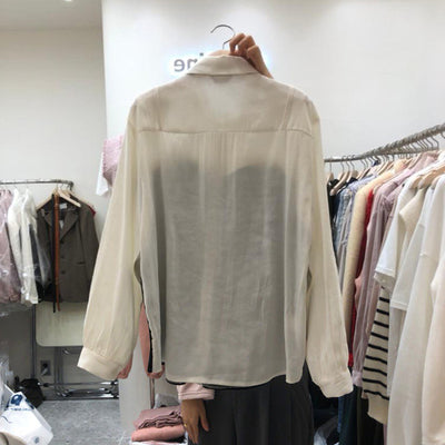Blusa Ejecutiva de Punto Francés con Detalles Contrastantes - Image 10