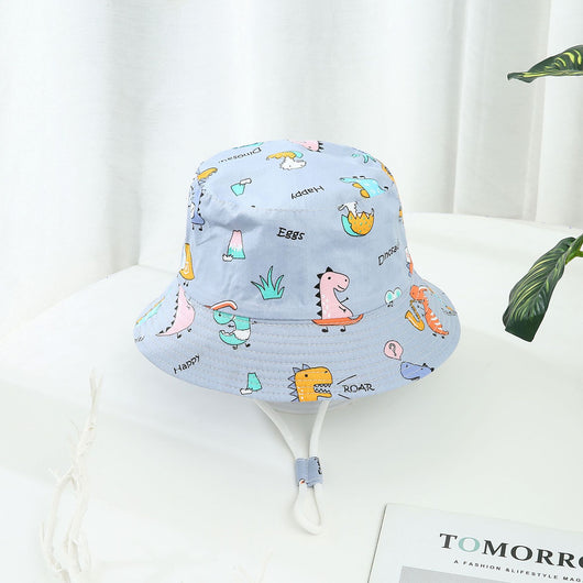 Gorro de Sol para Niño y Niña con Ala Ancha y Estampado de Dinosaurios - Image 24