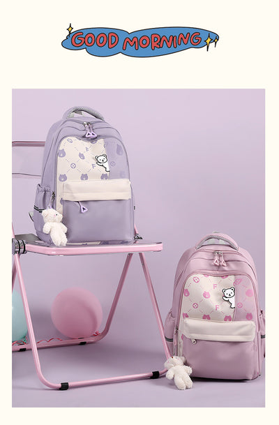 Mochila Escolar Osito Tierna Grande y Ligera para Primaria - Image 12