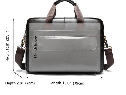 Maletín Ejecutivo de Cuero Genuino para Laptop - Image 11