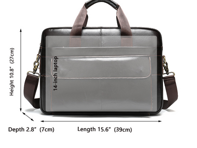 Maletín Ejecutivo de Cuero Genuino para Laptop - Image 11