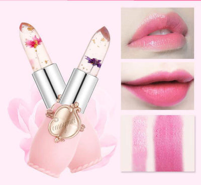 Bálsamo Labial Termocrómico Gelatina Floral - Brillo Hidratante Cambia de Color - Image 2