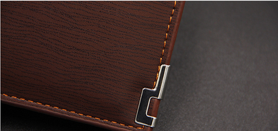 Cartera Corta para Hombre Estilo Fashion Casual con Borde de Hierro - Image 10