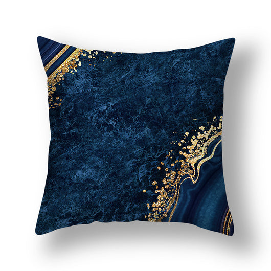Funda de Almohada Nórdica con Dorado Geométrico - Estilo Minimalista - Image 7