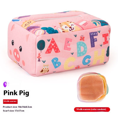 Caja de Juguete con Cordón de Tela para Papel Secante Infantil - Image 13