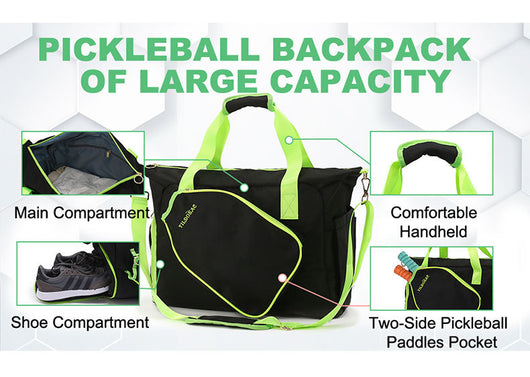 Mochila Deportiva Tenis Multifuncional de Nylon Compuesto - Image 14