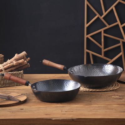 Wok de Fondo Plano sin Recubrimiento - Uso General Versátil - Image 3