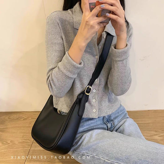 Bolso de Mano Retro Estilo Axilas con Gran Capacidad - Image 8