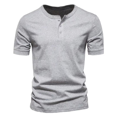 Playera Casual de Cuello Redondo para Hombre - Colores Sólidos - Image 18
