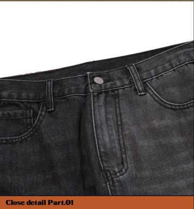 Jeans Guochao con Bordado de Patrón Callejero para Hombre - Image 7