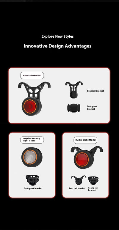 Luz Trasera Inteligente con Doble Soporte y Freno Automático - Image 15