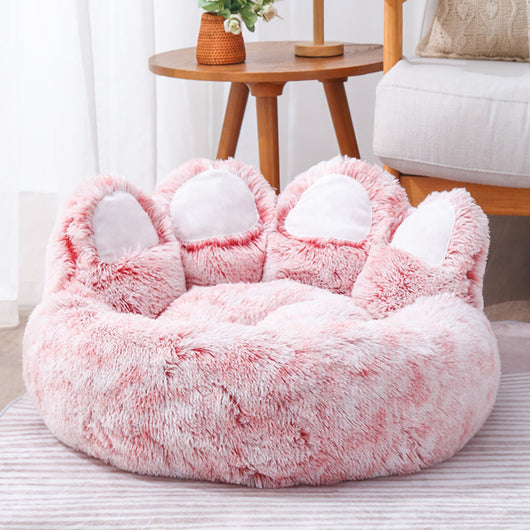 Cama Acogedora para Perros con Diseño de Patitas Adorables - Image 4