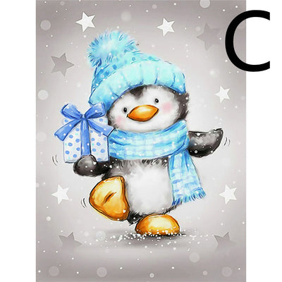 Pintura de Diamantes 5D Pingüino - Bordado Artístico Animal - Image 4