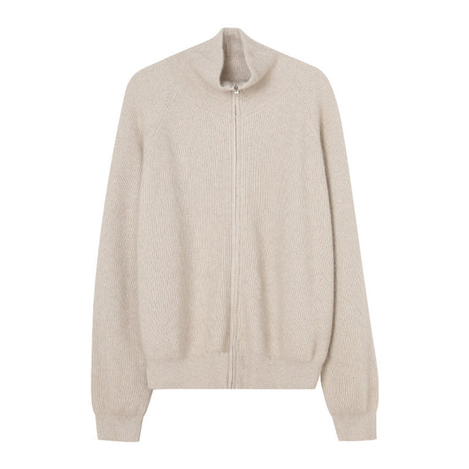 Cardigan Suelto con Cierre de Cremallera para Mujer - Tejido Acogedor - Image 10
